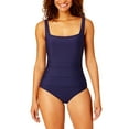 thumbnail image 1 of Anne Cole Ladies Square Neck One Piece Swimsuit, 1 of 5