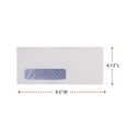 thumbnail image 3 of Universal #10 Security Tinted Window Business Envelope, V-Flap, White, 500ct., 3 of 10