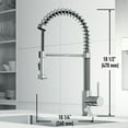 thumbnail image 4 of VIGO Pull-Out Spray Kitchen Faucet, Chrome Finish, 4 of 16