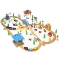 thumbnail image 2 of Maxim Enterprise Wooden Train Set, 100 pc., 2 of 5