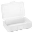 thumbnail image 1 of Advantus - Gem Polypropylene Pencil Box with Lid, Clear -  8 1/2 x 5 1/2 x 2 1/2, 1 of 2