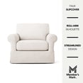 thumbnail image 3 of Member's Mark Brinkley Linen Rolled Arm Skirted Chair, 3 of 8
