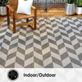 thumbnail image 5 of Nicole Miller New York Patio Country Calla Contemporary Herringbone Indoor/Outdoor Area Rug, 5 of 9