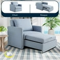 thumbnail image 6 of Serta Brady Convertible Sleeper Chair, 6 of 9