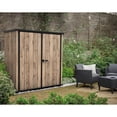 thumbnail image 11 of Keter Signature Collection Vertical XL Resin Outdoor Storage Shed, Pine, 11 of 15