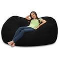 thumbnail image 2 of Comfy Sacks 6’ Memory Foam Bean Bag Lounger, Choose Color, 2 of 3