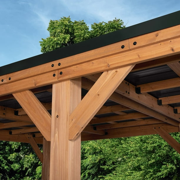 Backyard Discovery 20' x 12' Kingsport Cedar Carport - Samsclub.com