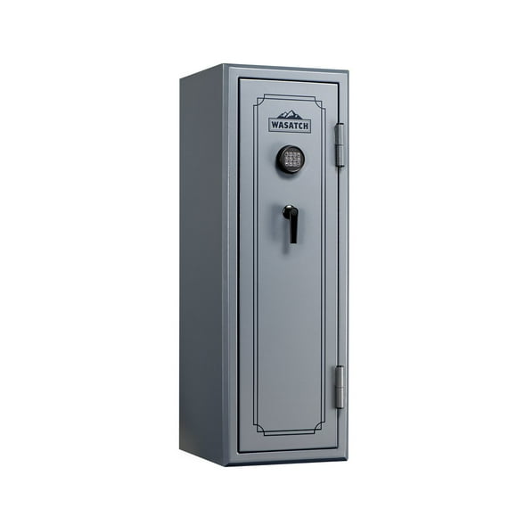 Wasatch 18-Gun Fire and Waterproof Safe with E-Lock, Gray