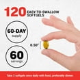 thumbnail image 3 of Force Factor Prostate Support Supplement Softgels 120 ct., 3 of 4