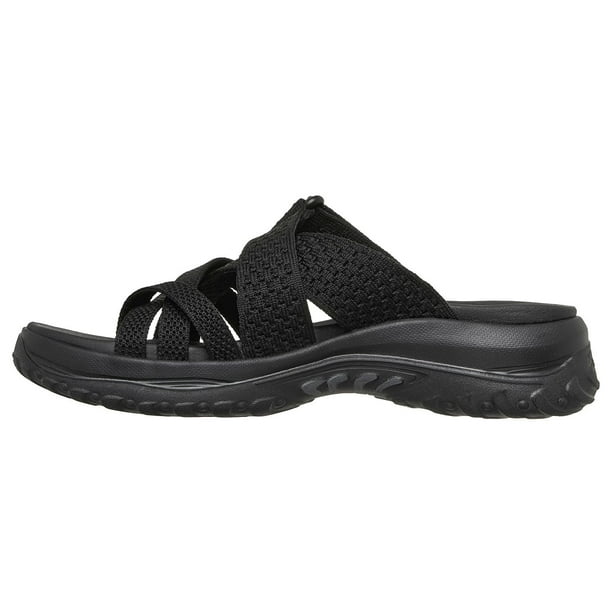skechers ladies dress sandals Women's Strappy Slide Sandal filter:Assembly Required:Yes