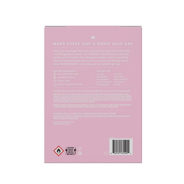 MONDAY Haircare ORIGINAL Dry Shampoo Trio, 5.1 oz., 3 pk