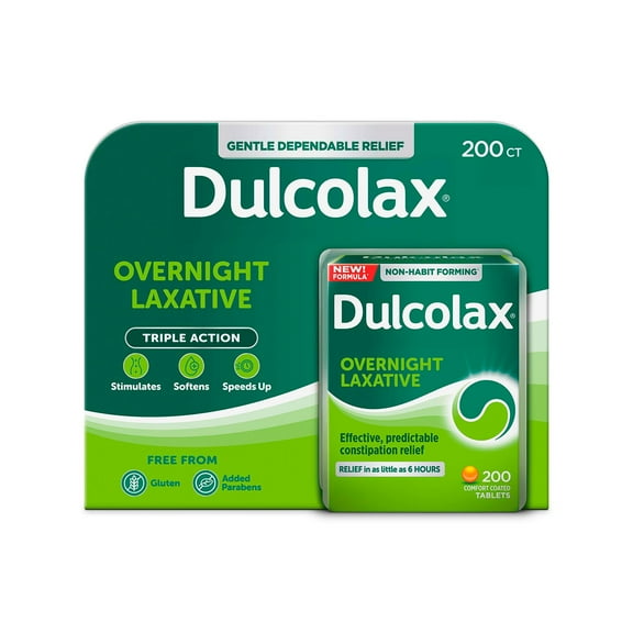 Dulcolax Comfort-Coated Laxative Tablets, 200 ct.