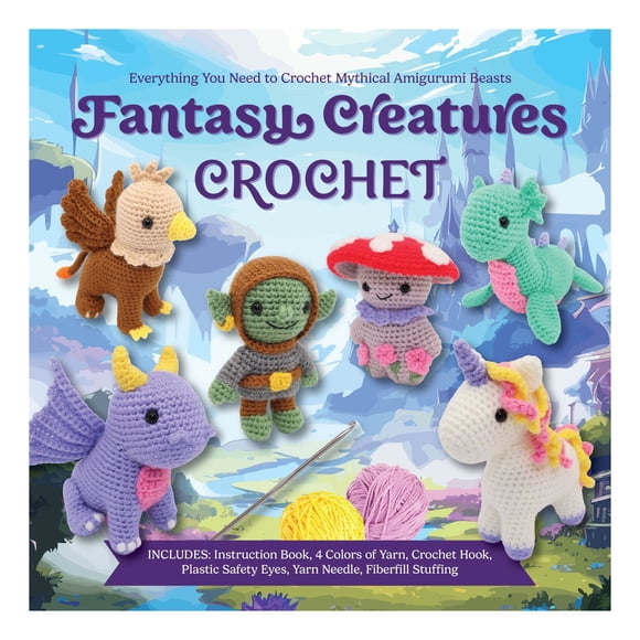 Fantasy Creatures Crochet by Victoria Kairis, Kit