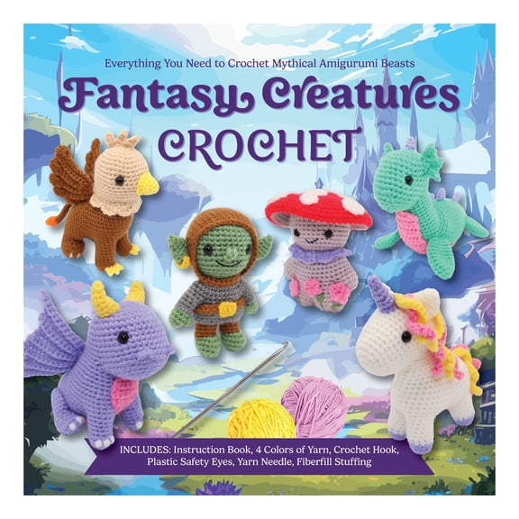 Fantasy Creatures Crochet by Victoria Kairis, Kit