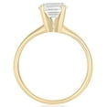 thumbnail image 3 of Emerald Diamond Solitaire Ring in 18K Gold, 3 of 3