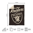 thumbnail image 5 of Logo Brands Las Vegas Raiders Luxe Dreams Throw, 60" x 80", 5 of 6