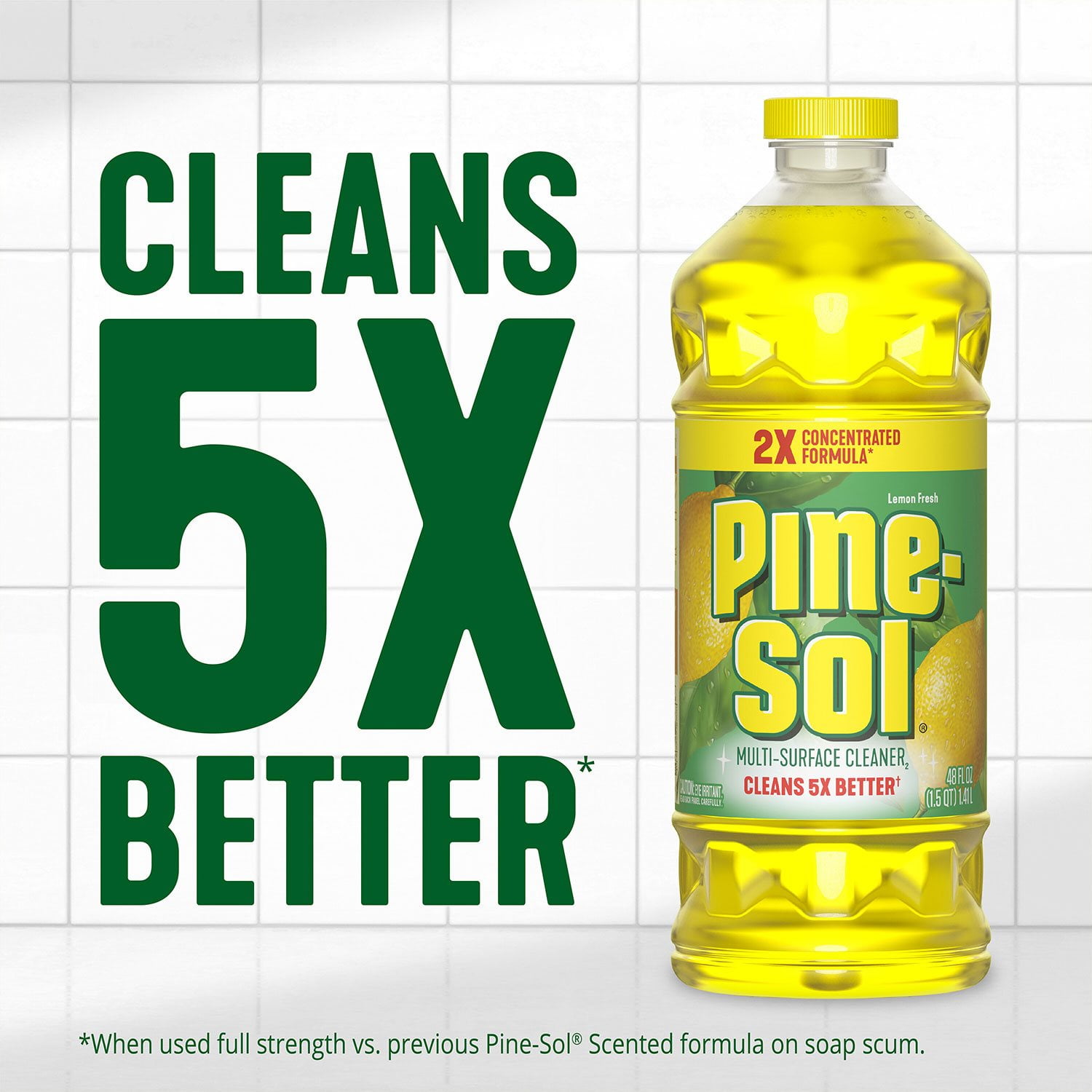 Pine-Sol Multi-Surface Cleaner, Lemon Scent, 2 ct., 120 fl. oz