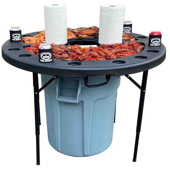 King Kooker 42" Round Folding Seafood Serving Table
