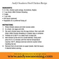 thumbnail image 4 of Andy's Mild Chicken Breading Seasoning, 5 lbs., 4 of 6