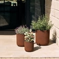 thumbnail image 9 of Veradek Patina Series Round Planter Bundle, 9 of 11