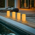thumbnail image 3 of Deck Impressions Rechargeable Indoor/Outdoor Candles, 4-Pack, 3 of 8