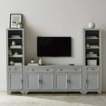 thumbnail image 2 of Crosley Furniture Tara 3-Piece Entertainment Set, Assorted Colors, 2 of 18
