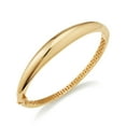 thumbnail image 1 of Graduated Dome Bangle Bracelet in 14k Gold, 1 of 2