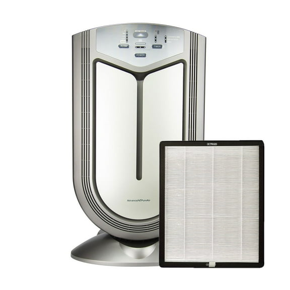Advanced Pure Air Shield Air Purifier with UV-C (Replacement Filter Included)