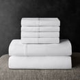 thumbnail interactive-video image 1 of Member’s Mark Hotel Premier Collection 700-Thread-Count Solid Egyptian Cotton Sheet Set, Assorted Sizes, 1 of 4