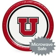 thumbnail image 4 of Collegiate Round Paper Plates, 10", 85 ct., Choose Your Team, 4 of 6
