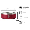 thumbnail image 3 of NCAA 2 pk. Stainless Steel Dog Bowls, 3 of 5