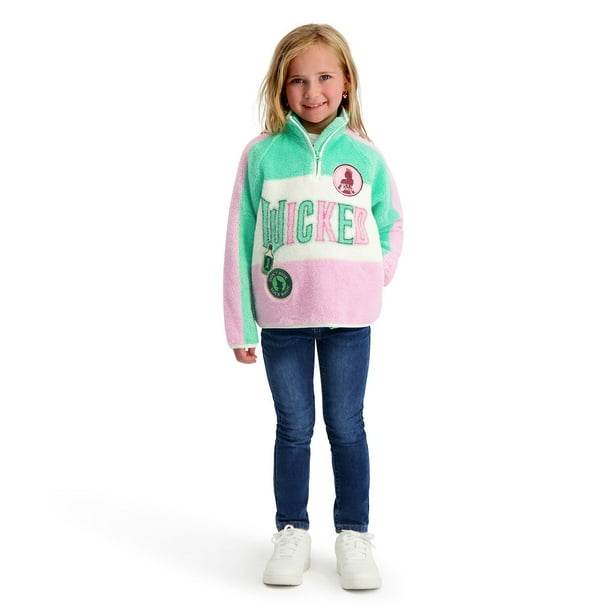Character Girls Quarter Zip Sherpa Pullover - Samsclub.com