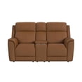 thumbnail image 1 of Society Den Walker Power Motion Loveseat with Console, Power Headrest and Lumbar, 1 of 9