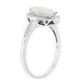 thumbnail image 2 of Pear Cut Lab Created Gemstone & 0.19 CT. T.W. Diamond Ring in 14K Gold, 2 of 3