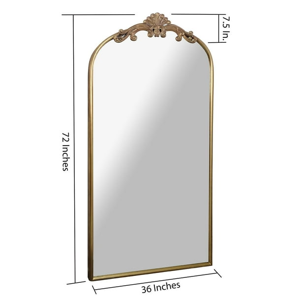 Azalea Park Filigree Floor Mirror, Gold Metal Frame - Samsclub.com