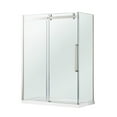 thumbnail image 1 of OVE Decors Bel Soft Close 60" W x 32" D x 78-3/4" H  Corner Shower with Sliding Door, Side Panel & Base, 1 of 9
