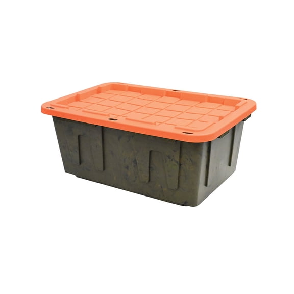 Member's Mark 40 Gallon Heavy-Duty Camo Storage Tote,  22.0" D x  38.2" W x 16.4" H, 1 pack or 2 pack