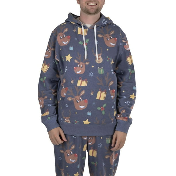 Dec. 25th Men's Holiday Fleece 2-Piece Hoodie & Jogger Set