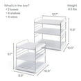 thumbnail image 6 of YouCopia Cabinet Shelf Organizer, 2-Piece Set, 6 of 7