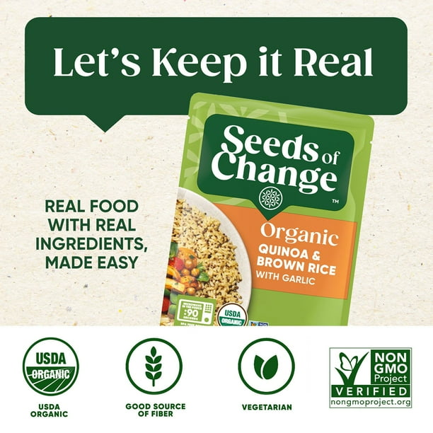 Seeds of Change Certified Organic Quinoa and Brown Rice with