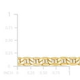 thumbnail image 3 of Hollow Beveled Mariner Link Bracelet in 14K Gold, 3 of 7