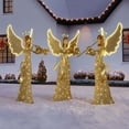 thumbnail image 1 of Member's Mark Pre-Lit Twinkling Angels, Set of 3, 1 of 7