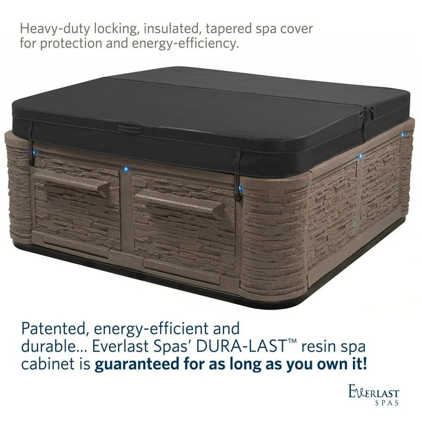 Everlast Spas Grand Estate 6-7 Person 90-Jet Acrylic Spa, Choose