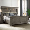 thumbnail image 1 of Society Den Paterson Bed in Grey, Storage Option & Assorted Sizes, 1 of 8