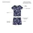 thumbnail image 5 of Member's Mark Girls 4-Piece Organic Cotton Pajamas, 5 of 9