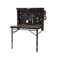 thumbnail image 1 of Lifetime Wall-Mounted Powder-Coated Folding Work Table, 1 of 12