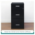 thumbnail image 21 of Hirsh 3-Drawer Letter Width Vertical File Cabinet with Pencil Drawer, Black, 21 of 21