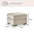 thumbnail image 4 of Member's Mark Harrison Fabric Ottoman, 4 of 9