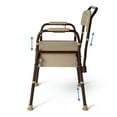 thumbnail image 3 of Medline Elements Bedside Commode with Microban, 3 of 6