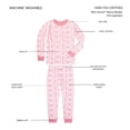 thumbnail image 3 of Member's Mark Girls 2-Piece Super Soft Snug Fit Modal DreamMark Pajamas, 3 of 8